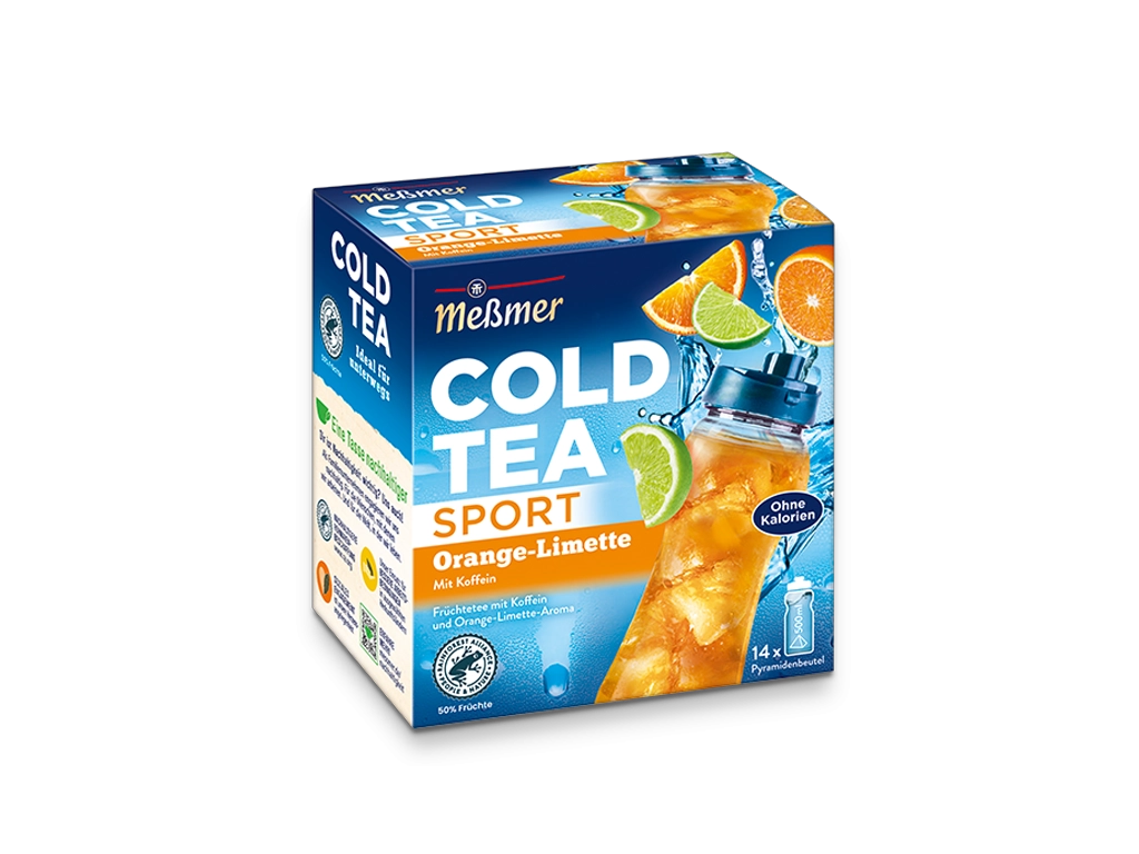 Meßmer COLD TEA Sport Orange-Limette mit Koffein