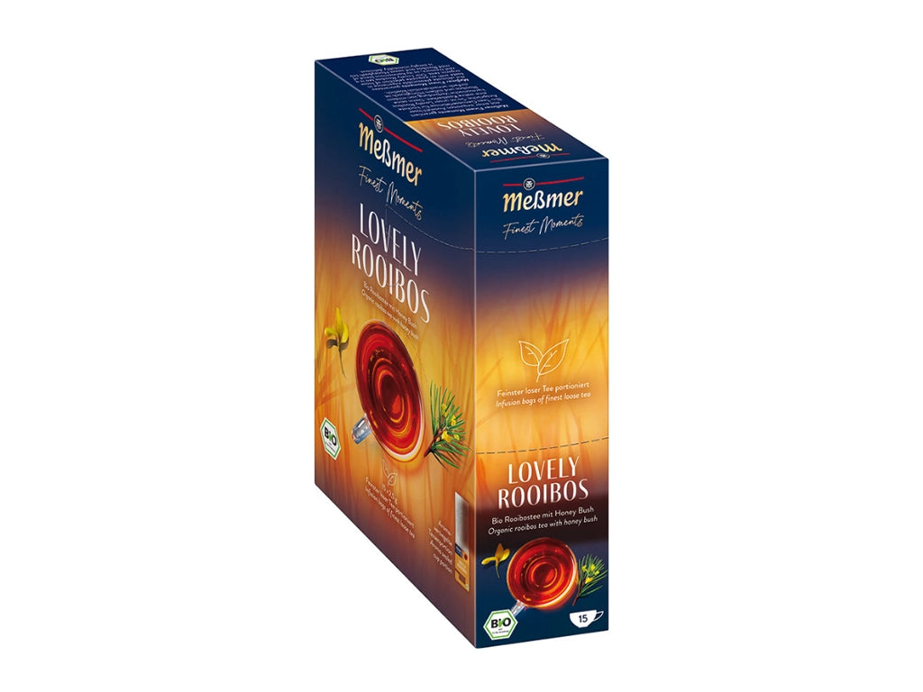 Tee von Meßmer Finest Moments in der Sorte BIO Lovely Rooibos Rooibostee mit Honey Bush