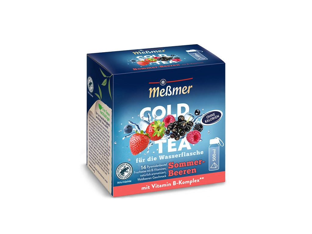 COLD TEA von Meßmer für die Wasserflasche in der Sorte Sommer-Beeren Früchtetee