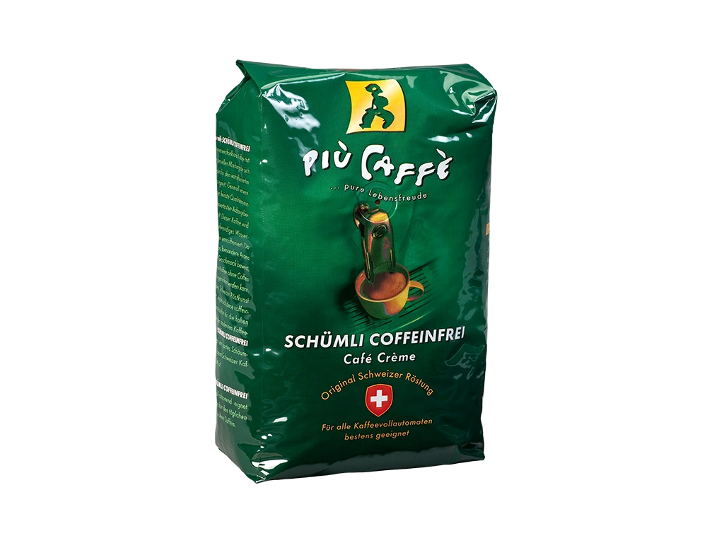 più caffè Schümli Coffeinfrei. Kaffee ohne Koffein genießen.